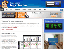 Tablet Screenshot of logic-puzzles.org